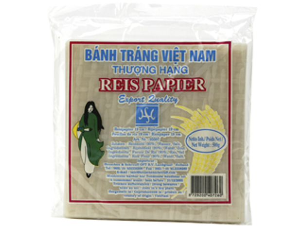 [C1-2-2/2] 米皮 方 Vietnamese Rice Paper Square 17cm（20）