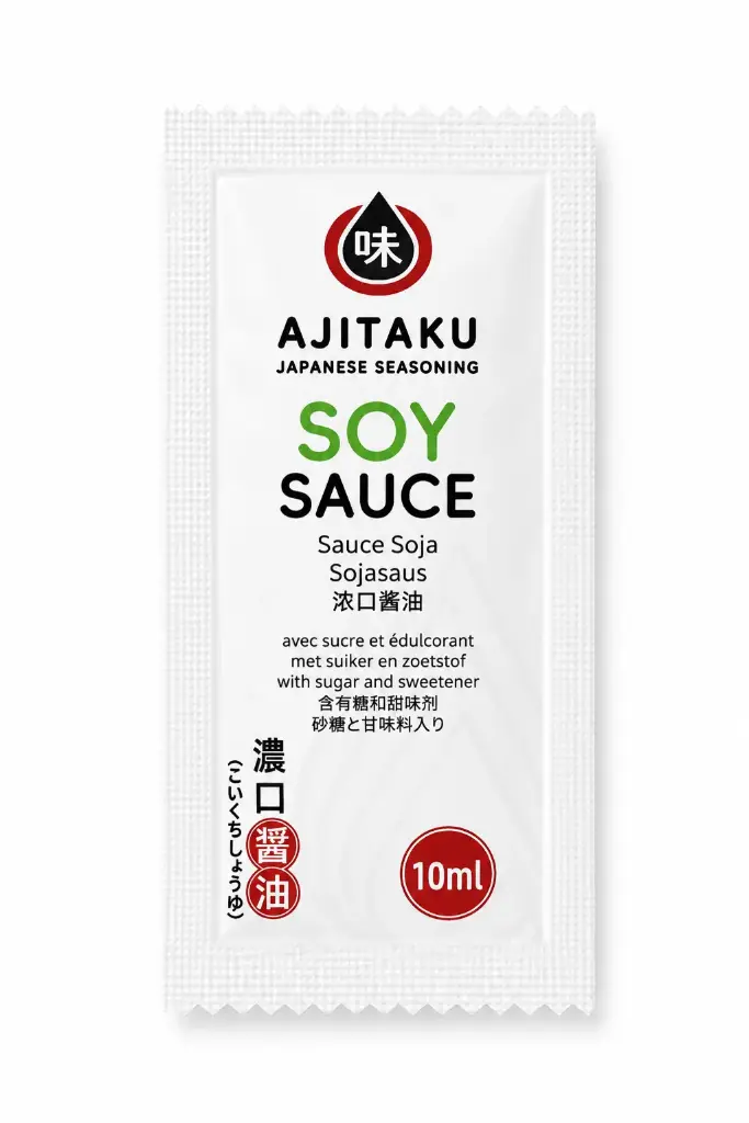 [B3-1-2] 味匠 外卖浓口酱油 - AJITAKU Soy Sauce10 ml x 300 （3）