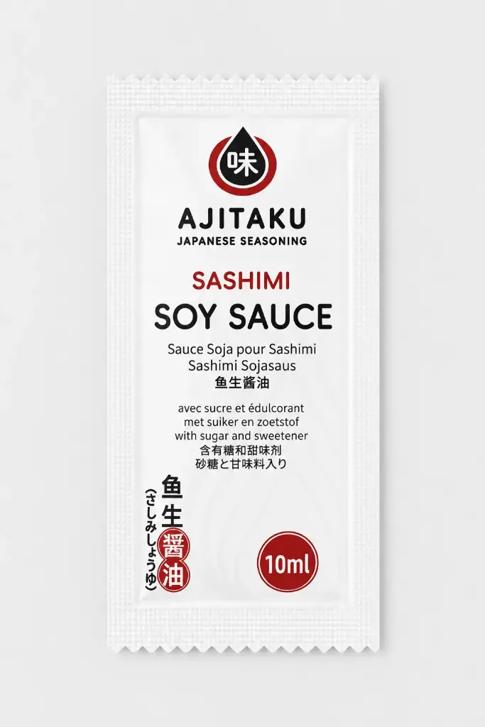 味匠 外卖鱼生酱油 - AJITAKU Sushi & Sashimi Soy Sauce 10 ml x 300（3)