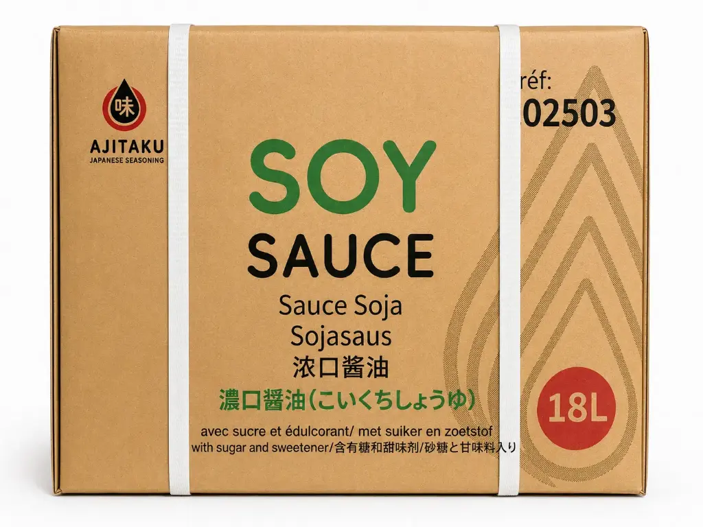 [B4-1-2] 味匠 浓口酱油 18L 桶装 - AJITAKU Soy Sauce 18L