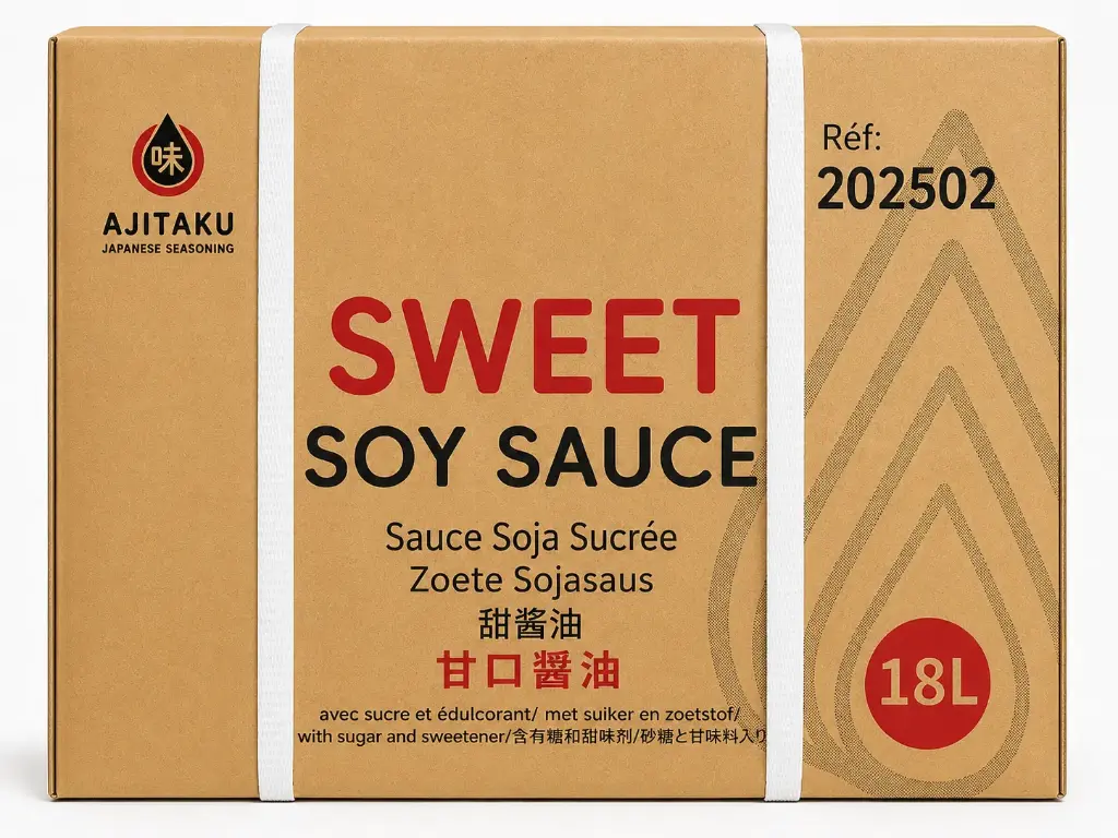 [B4-1-1/1] 味匠 甘口甜酱油 桶装 18L -AJITAKU Sweet Soy Sauce  18L