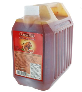 [cc3-2-1/1] 泰皇辣鸡酱  Sweet Chilli Sauce for Chicken 4,45 LTR ROYAL THAI  