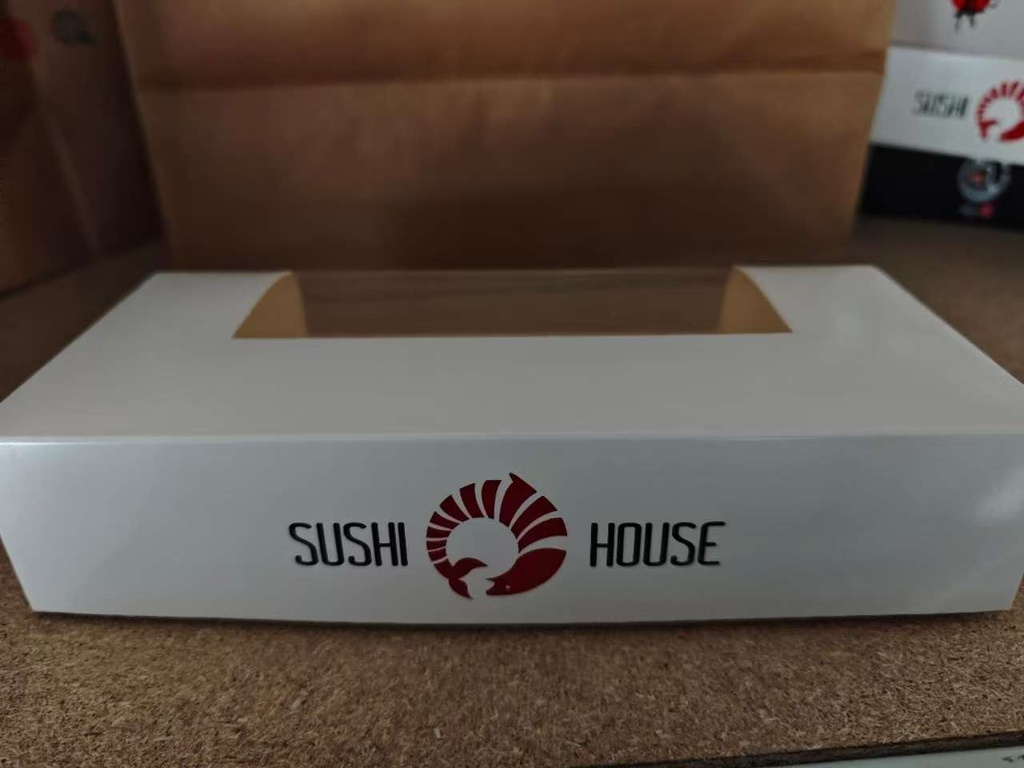 [H1-2-3] SUSHI HOUSE  PHP-5号 寿司盒子 x 400