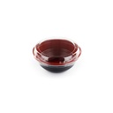 [G1-2-3] 塑料圆碗红 Poke bowl 550 plastic 14cm 300set  HD -550 