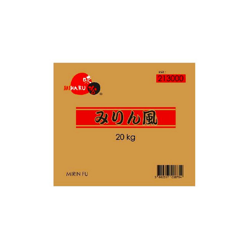 [S0-07-60] 无酒精 味淋 Mirin fu sans alcool Miharu 20kg