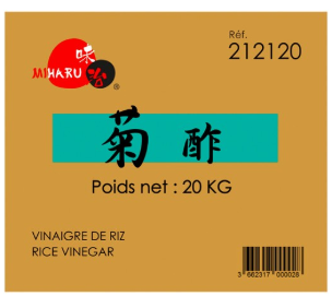 [D4-1-2/1] 菊醋 无酒精 Miharu 20L  Vinaigre de riz Ken 20kg