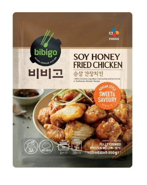 [FD-1750-11] 韩式炸鸡350g BIBIGO  Fried Chicken Soy & Honey （10）