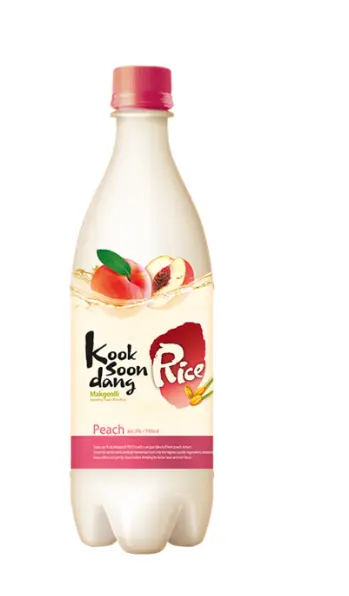 韩国麦醇堂米酒-桃子味3% Makgeolii vin de riz coreen Pêche KR 3% 750ml x 20