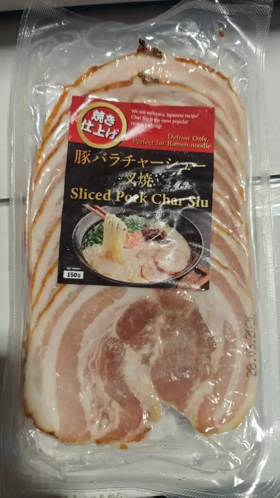 [Q325] 切片拉面叉烧 Pork Chashu slice 150g 