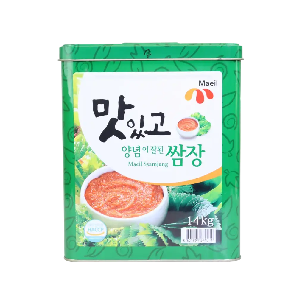 [a1-2-3/2] 韩国黄豆酱 铁桶装 Ssamjang Soypaste (Maeil) 14kg