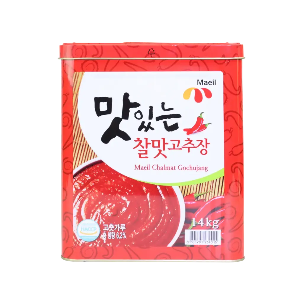[a1-2-3/1] 韩国辣酱  铁桶装 Gochujang Chilipaste (Maeil) 14kg