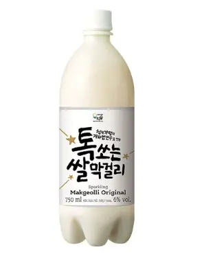 [A1-1-1] 韩国米酒 Rice Wine Makgeolli 6% Alc 750ml（20）