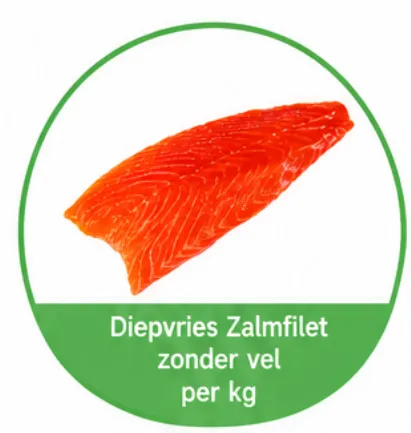 [ZA.001.010.014] 挪威冰冻三文鱼柳 Norwegian Salmon Fillet trim C IVP 1400-1800g RW
