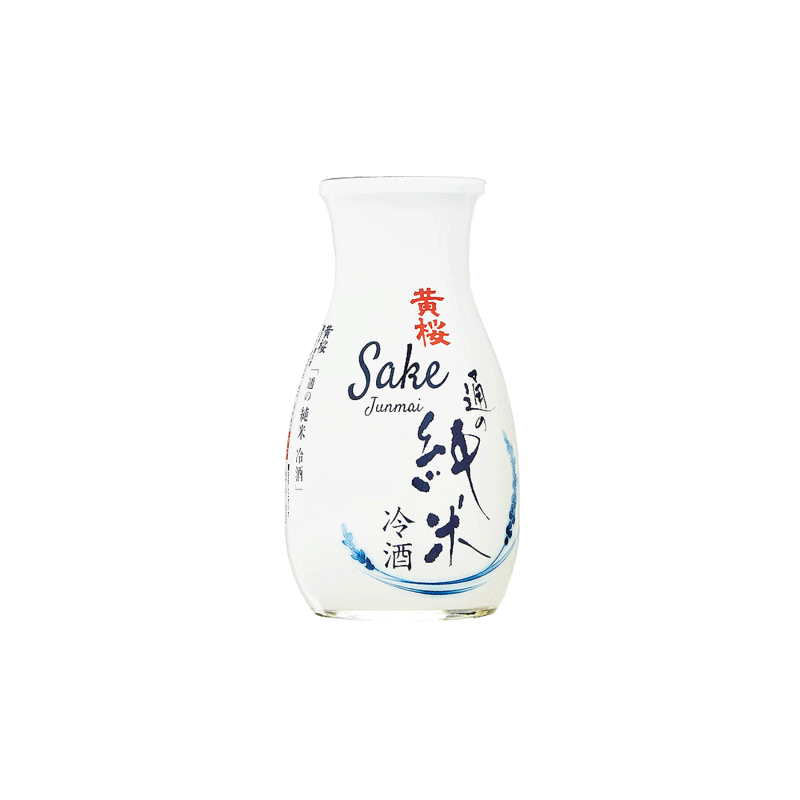 [D5-2-3] 黄樱小瓶清酒 ​ Saké Junmai Kizakura JP alc. 14,5° vol 180ml x 20 ​